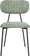 Liviza Stoel Vatir Forrest groen - Polyester - Rond Groen - 83 cm , 44.5 cm , 53 cm