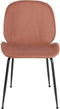 Liviza Stoel Vistar oudroze velvet - Velvet - Rond Roze - 82 cm , 49 cm , 62 cm