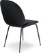 Liviza Stoel Vistar zwart velvet - Velvet - Rond Zwart - 82 cm , 49 cm , 62 cm