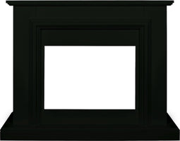 Livn Saalbach Schouwombouw Zwart - Ombouw voor inzethaard