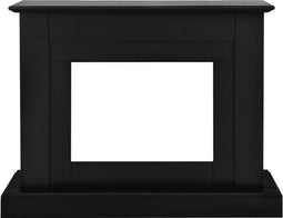 Livn Schouw Reinach Zwart - 95 x 110 x 34 cm (hxbxd) - Geschikt voor inzethaard Lugano - Hoogwaardig MDF