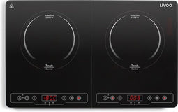 Livoo - DOC236 - Vrijstaande Inductie Kookplaat - 2 Kookzones - 3500 Watt