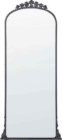 LIVRY - Wandspiegel - Zwart - 51 x 114 cm - Metaal