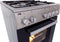 Etna FGV350RVS - Fornuis 50 cm - 4 kookzones 4 ovenstanden - Roestvrijstaal
