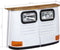 vidaXL - Dressoir - vrachtwagen - massief - mangohout - wit