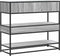 vidaXL - Wandtafel - 90x35x80 - cm - bewerkt - hout - grijs - sonoma - eikenkleurig