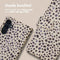iMoshion Hoesje Geschikt voor Samsung Galaxy A54 (5G) Hoesje Met Pasjeshouder - iMoshion Design Bookcase smartphone - Meerkleurig / Black And White Dots