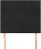 vidaXL - Hoofdborden - 2 - st - 90x5x78/88 - cm - fluweel - zwart