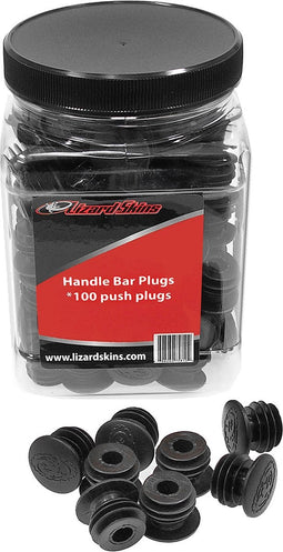 Lizard Skins - Stuurdop Zwart Pot 100 Stuks