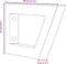 vidaXL - Wandbeugels - voor - wasbak - 2 - st - trapezium - staal - wit