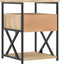 vidaXL - Nachtkastjes - 2 - st - 40x42x55 - cm - bewerkt - hout - sonoma - eikenkleurig
