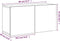 vidaXL - Tv-meubel - wandgemonteerd - 80x30x41 cm - wit