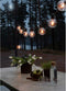 Konstsmide® 2395-800 - Snoerverlichting - 10 PowerLED globes ø10cm - extra warmwit - dimbaar - verlengbaar tot 40m