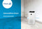 Clean Air Optima® CA-707 Smart - 2in1 Luchtontvochtiger en Luchtreiniger - 20 liter/dag - Wit/Zwart