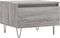 vidaXL - Salontafel - 50x46x35 - cm - bewerkt - hout - grijs - sonoma - eikenkleurig