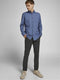 JACK & JONES Marco Connor - heren chino - multi-direction stretch - donkergrijs
