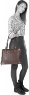 The Chesterfield Brand Leren Schoudertas Bruin Flint