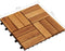 vidaXL - Terrastegels - 30 - x - 30 - cm - Acacia - set - van - 30