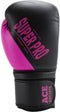 Super Pro Combat Gear ACE - Kickbokshandschoenen - PU - 10 oz - Zwart/Roze