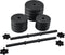 ArtSport Halterset - Dumbells 20 kg - 2-delig - Zwart (2 stuks)
