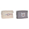 Toilettas DKD Home Decor Grijs Wit Navy (30 x 10 x 20 cm) (2 Stuks)