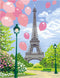 Ravensburger CreArt Spring in Paris - Schilderen op nummer voor volwassenen - Hobbypakket