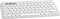 Logitech Pebble Keys 2 K380s - Draadloos Toetsenbord - Bluetooth - Tonal White