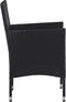 vidaXL - Tuinstoelen - 2 - st - poly - rattan - zwart