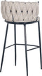 Wave bar chair beige