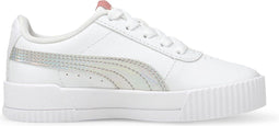 PUMA Carina Rainbow PS - Lage Sneakers - Maat 27.5 - Puma White-Puma Silver
