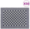 vidaXL - Keukendoeken - 50 - st - 50x70 - cm - katoen - blauw - en - wit