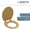 SCHÜTTE WC-Bril 81001 NATURAL BAMBOO - Massief Bamboe - Verchroomde Scharnieren - Belastbaar tot 175 kg