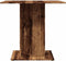 vidaXL - Eettafel - 80x80x75 - cm - bewerkt - hout - oud - houtkleurig