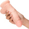 King Cock Realistische Dildo 7 Inch met Ballen - beige