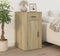 vidaXL - Bureaukastje - 40x49x75 - cm - bewerkt - hout - sonoma - eikenkleurig