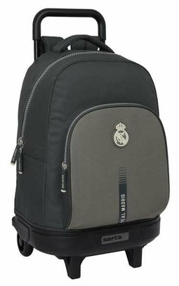 Real Madrid C.F. - Schoolrugzak - Ergonomische bekleding 33 x 45 x 22 cm - Grijs