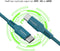 imoshion Kabel - USB C naar USB C Kabel - 2 meter - Snellader 60W - USB-C Oplader Kabel - Geschikt voor o.a. Apple iPhone 15/16 en Samsung - Donkerblauw