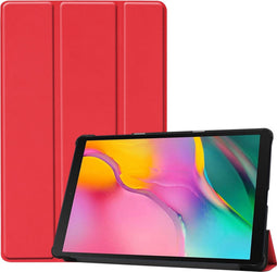 imoshion Tablet Hoes Geschikt voor Samsung Galaxy Tab A 10.1 (2019) - imoshion Trifold Bookcase - Rood