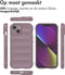 iMoshion Hoesje Geschikt voor iPhone 14 Hoesje Siliconen - iMoshion EasyGrip Backcover - Paars