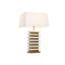 Bureaulamp Home ESPRIT Wit Gouden 50 W 220 V