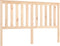 vidaXL - Hoofdbord - 156x6x101 - cm - massief - grenenhout