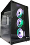 TALIUS Cronos - Desktop PC - ATX EATX micro ATX - 3x 120 mm ventilators - Zwart