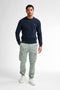 Petrol Industries - Heren Logo Sweater Seaviewpark - Blauw - Maat XXL