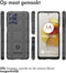 imoshion Hoesje Geschikt voor Motorola Moto G73 Hoesje Siliconen - imoshion Rugged Shield Backcover - Zwart