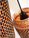 GOOD&MOJO Hanglamp Bhutan - Bamboe/Zwart - 2L - - Hanglampen Eetkamer, Slaapkamer, Woonkamer