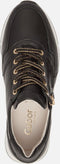 Gabor 86.448 - Lage Sneakers - Rits en vetersluiting - Zwart (40.5)