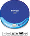 Lenco CD-011BU - Draagbare CD Speler - LCD scherm herhaal en shuffle functie - Blauw