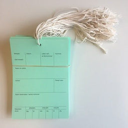 Klika - Label/pompkaart 10,5x14,8cm groen 250 st - 3 stuks