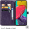 iMoshion Hoesje Geschikt voor Samsung Galaxy M53 Hoesje Met Pasjeshouder - iMoshion Mandala Bookcase - Paars