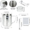 DIY Kaarsenmaker Set - 600ml Kaarsenbeker - Inclusief 50 Lonten en 2 Kaarsglazen